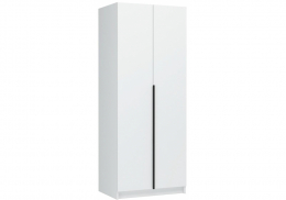 Шкаф Широн 800 белый / белый (80x55x200)