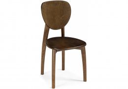Стул деревянный Окава орех жесткий (44x50x85)
