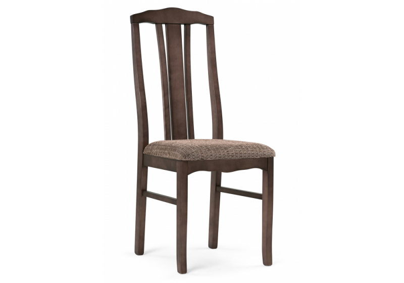 Стул деревянный Исаро орех / мерц белый (41x50x99). 