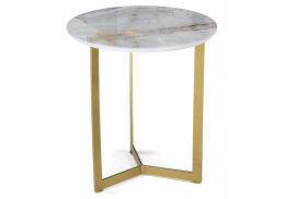 Журнальный стол Роб D-450 золото (45x50)