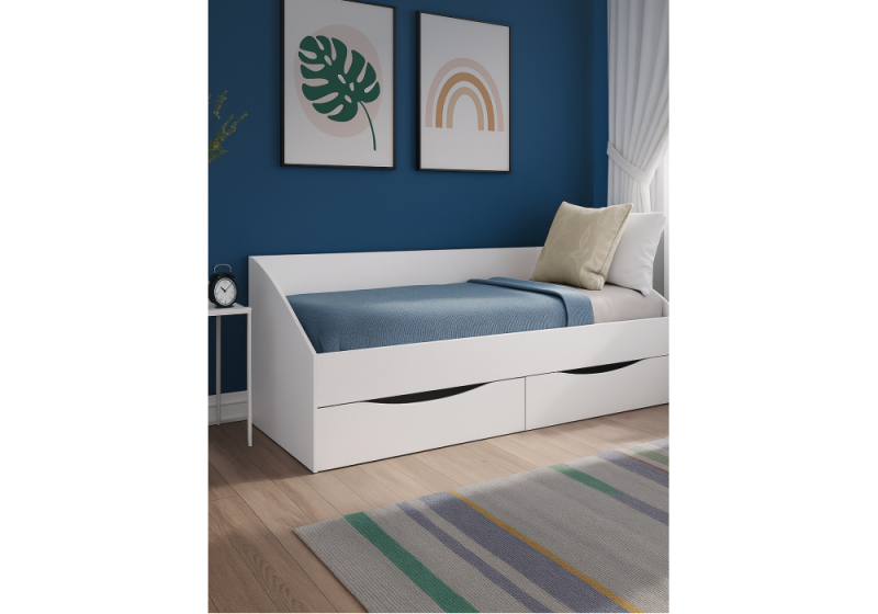 Кровать Эриол 90x200 белый (95)